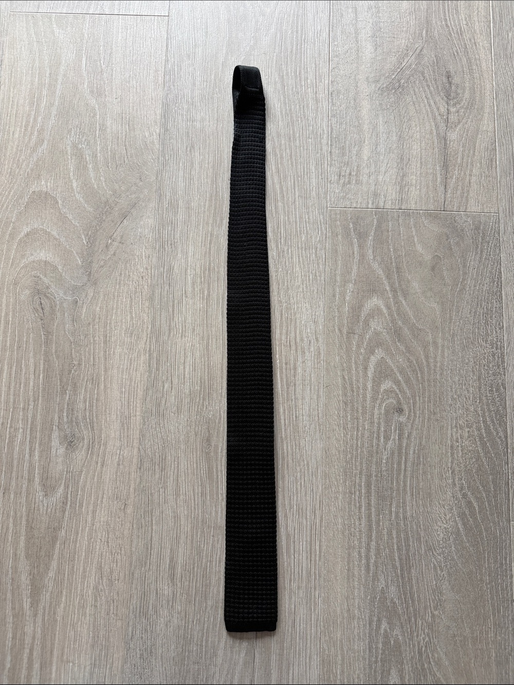 The Tie Bar Black Knit Tie